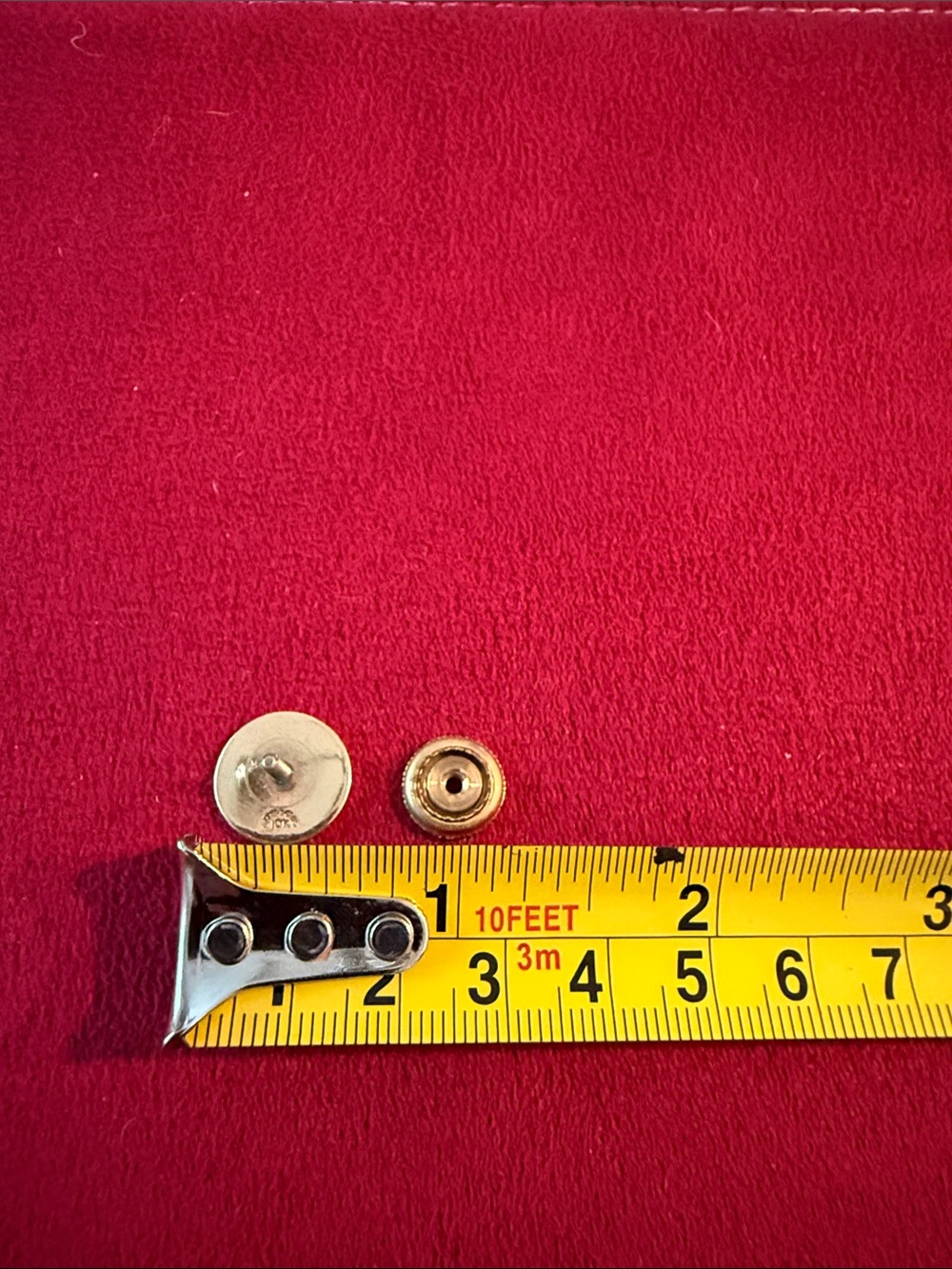 Vintage 10k Reeves Mid-century Loyal Service 5 Years Pin signed Dieges & Clus - Picture 3 of 3